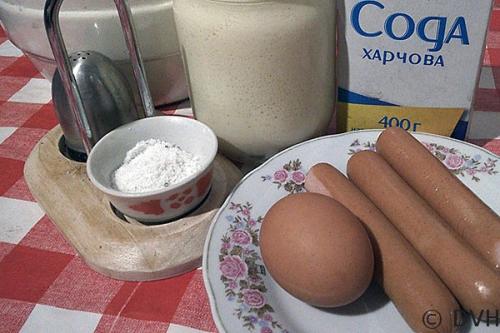 Оладьи с сосисками без кефира. Вкусные оладьи на сметане с сосисками (Рецепт от Виктории и Саши)