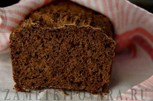 Хлеб ржаной на закваске с солодом. Хлебушек родом из Дании 01