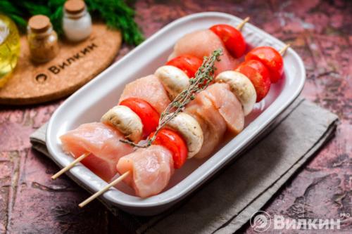 Шашлык в духовке на шпажках из курицы. Шашлык из курицы на шпажках в духовке