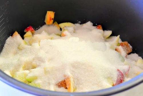 Яблочное варенье с мандаринами. СОСТАВ 28