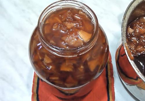 Янтарное варенье из яблок и апельсинов. Янтарное варенье из яблок дольками с корицей