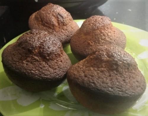 Маффины шоколадные с заварным кремом. 04 Маффины шоколадные с заварным кремом. 04