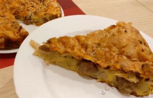 Пельмени на сковороде в омлете. Пельмени в омлете 01 Пельмени на сковороде в омлете. Пельмени в омлете 01