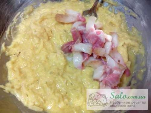 Драники с жареным салом. Белорусские драники с подчеревком.Пошаговый рецепт с фото.