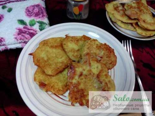 Драники с жареным салом. Белорусские драники с подчеревком.Пошаговый рецепт с фото.