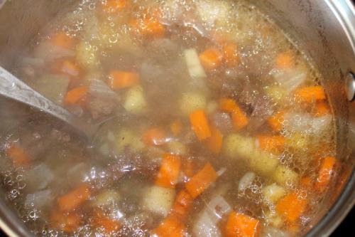 Первые блюда из говяжьего сердца. Похлебка из сердца