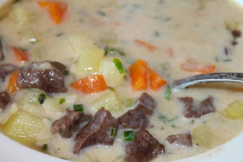 Первые блюда из говяжьего сердца. Похлебка из сердца