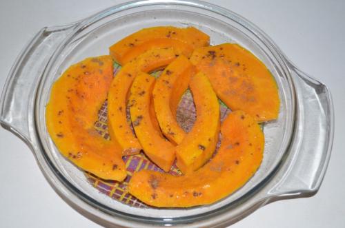 Блюда в тыкве в духовке. Тыква, запеченная в духовке кусочками