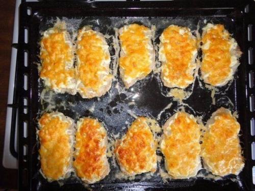 Мясо по-французски с моцареллой. Мясо по-французски в духовке