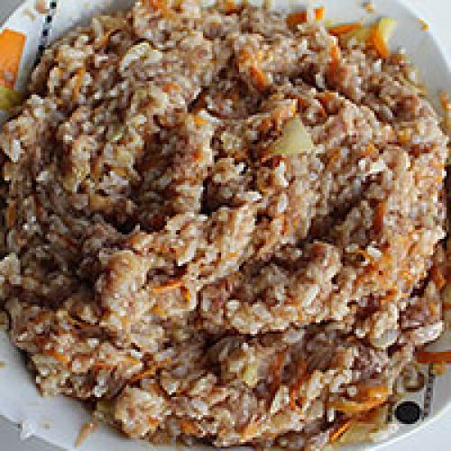 Биточки из риса и фарша. Пошаговый фото-рецепт котлет с рисом и фаршем