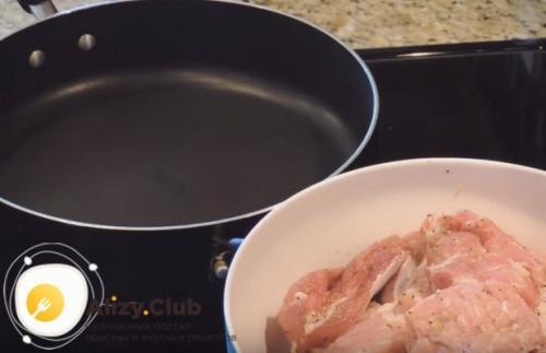 Свинина тушеная крупными кусками. Пошаговое приготовление