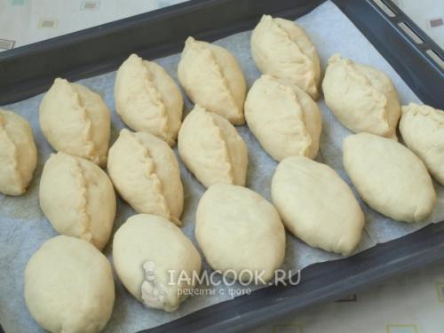 Постные пирожки-рулетики с капустой в духовке. Постные пирожки с капустой 11 Постные пирожки-рулетики с капустой в духовке. Постные пирожки с капустой 11