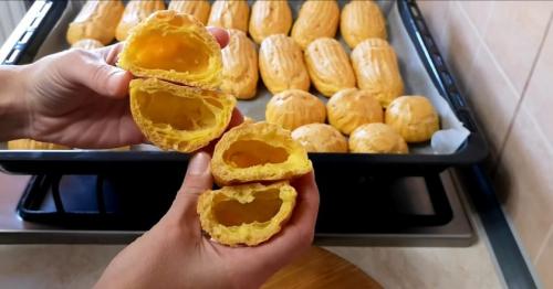 Постные эклеры. Нежные эклеры на растительном масле и воде