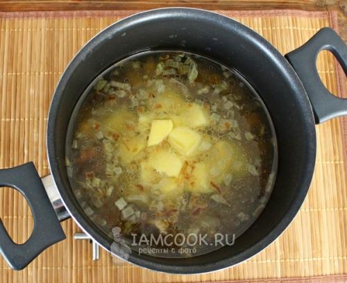 Вкусный и полезный суп из белых и польских грибов с курицей и сливками 03