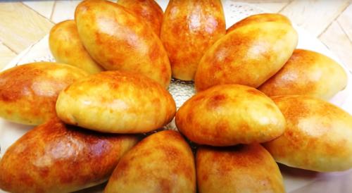 Тесто на пирожки, как пух за 5 минут. Пирожки из теста на кефире в духовке. Как пух, нежные и очень вкусные