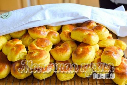 Заварное тесто для пирожков на кефире.