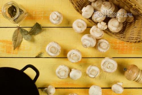 Сколько варить шампиньоны. Как варить шампиньоны