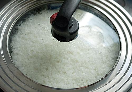 Рис с креветками в соевом соусе. Рис с креветками