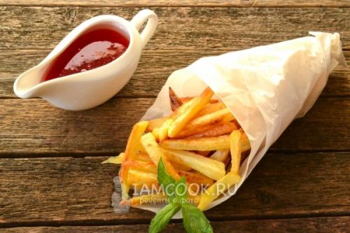 Картошка фри в духовке: простой и вкусный рецепт 08 Картошка фри в духовке: простой и вкусный рецепт 08