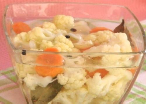 Маринованная цветная капуста с перцем быстрого приготовления. Маринованная цветная капуста — очень вкусно. Рецепты приготовления
