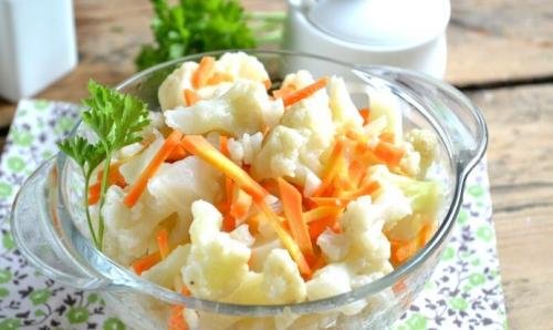 Маринованная цветная капуста с перцем быстрого приготовления. Маринованная цветная капуста — очень вкусно. Рецепты приготовления