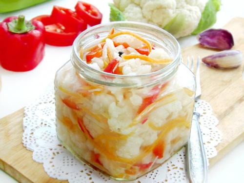 Маринованная цветная капуста на зиму. Очень вкусная маринованная цветная капуста — похрустим с удовольствием!