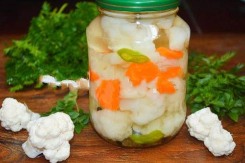 Маринованная цветная капуста с перцем быстрого приготовления. Маринованная цветная капуста — очень вкусно. Рецепты приготовления