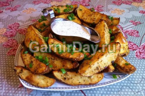 Простой и вкусный рецепт картошки по-деревенски на пергаменте 06 Простой и вкусный рецепт картошки по-деревенски на пергаменте 06