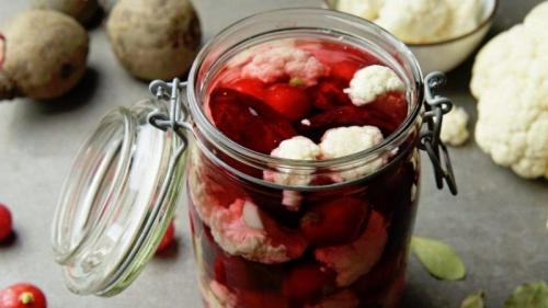 Цветная капуста на зиму со свеклой. Как приготовить цветную маринованную капусту на зиму