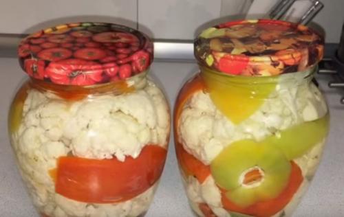 Цветная капуста на зиму. Очень вкусная и хрустящая