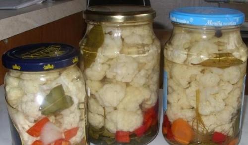 Маринованная цветная капуста с морковью на зиму. Маринованная цветная капуста на зиму — очень вкусная и хрустящая