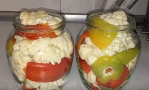 Цветная капуста на зиму. Очень вкусная и хрустящая