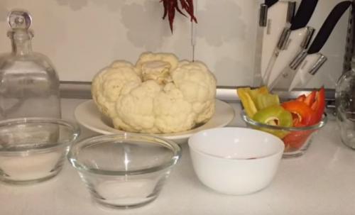 Цветная капуста на зиму. Очень вкусная и хрустящая