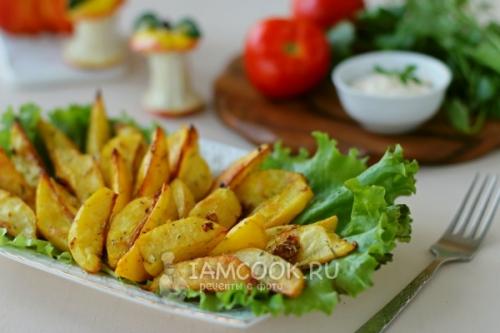 Картошка дольками по-деревенски в духовке: простой и вкусный рецепт 19 Картошка дольками по-деревенски в духовке: простой и вкусный рецепт 19