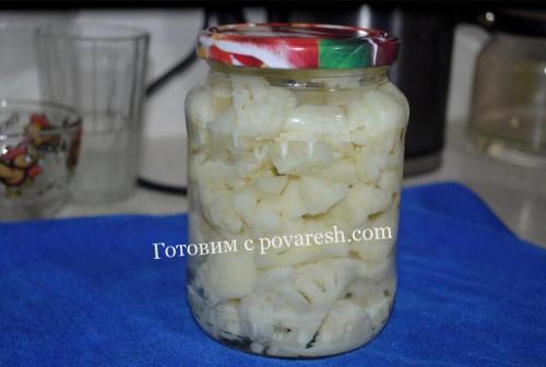 Маринованная цветная капуста с морковью и чесноком. Маринованная цветная капуста на зиму — очень вкусная и хрустящая 06 Маринованная цветная капуста с морковью и чесноком. Маринованная цветная капуста на зиму — очень вкусная и хрустящая 06