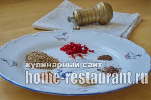 Маринованная цветная капуста на зиму по-корейски.