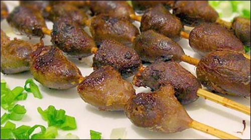 Шашлык из куриных сердечек в сметане. О мангале Все о мангалах, барбекю, жаровнях, а также вкусные рецепты