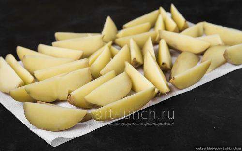 Как долго обычно запекается картошка по-деревенски в духовке. Картофель по-деревенски