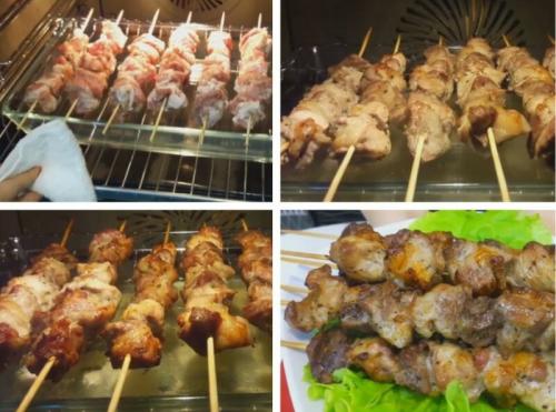 Шашлык в духовке на шпажках из свинины. Шашлык из свинины на шпажках в духовке — домашний рецепт приготовления