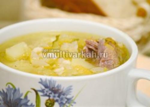 Рассольник с ребрышками в мультиварке. Рассольник в мультиварке: 8 прекрасных рецептов