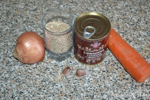 Перловка с мясом, как в армии. Перловка по-армейски