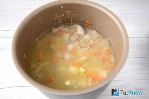 Плов из свинины с перловкой в духовке. Плов из перловки с мясом 33