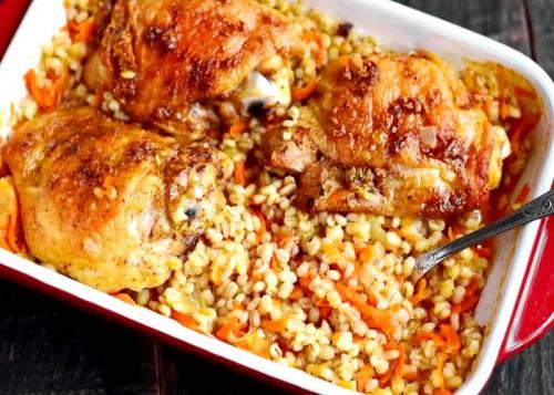 Перловка с мясом в духовке. Пошаговый рецепт перловки с мясом в духовке