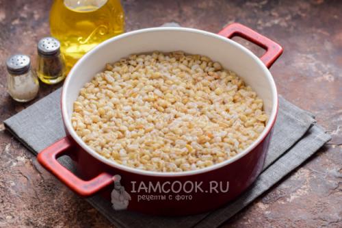 Каша со свиными ребрышками в духовке. Ребрышки с перловкой в духовке 03 Каша со свиными ребрышками в духовке. Ребрышки с перловкой в духовке 03