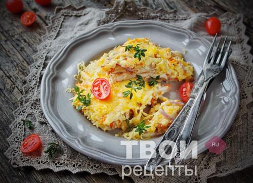 Мясо по-французски с картошкой соломкой. Рецепт 2: мясо по-французски в духовке с картофелем (пошагово)