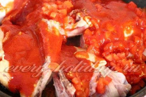 Чахохбили в воке. Чахохбили из курицы: 8 классических рецептов