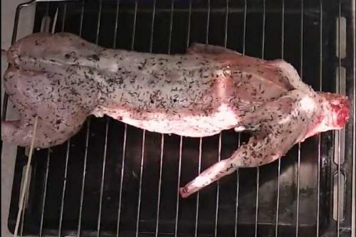 Кролик с перловкой в духовке. Как приготовить кролика в духовке целиком