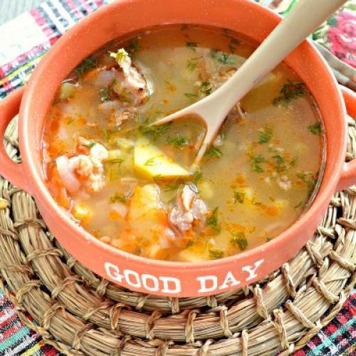 Суп с перловкой со свининой. Суп из свинины, Блюда из перловки - рецепты приготовления