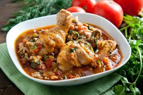 Чахохбили из курицы простой рецепт. Как приготовить чахохбили из курицы: 10 лучших рецептов