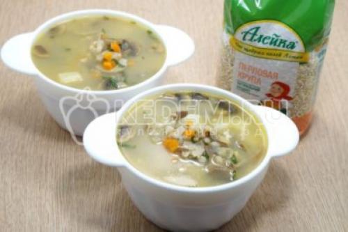 Грибной суп с перловой крупой: вкус и здоровье в одном блюде 13 Грибной суп с перловой крупой: вкус и здоровье в одном блюде 13
